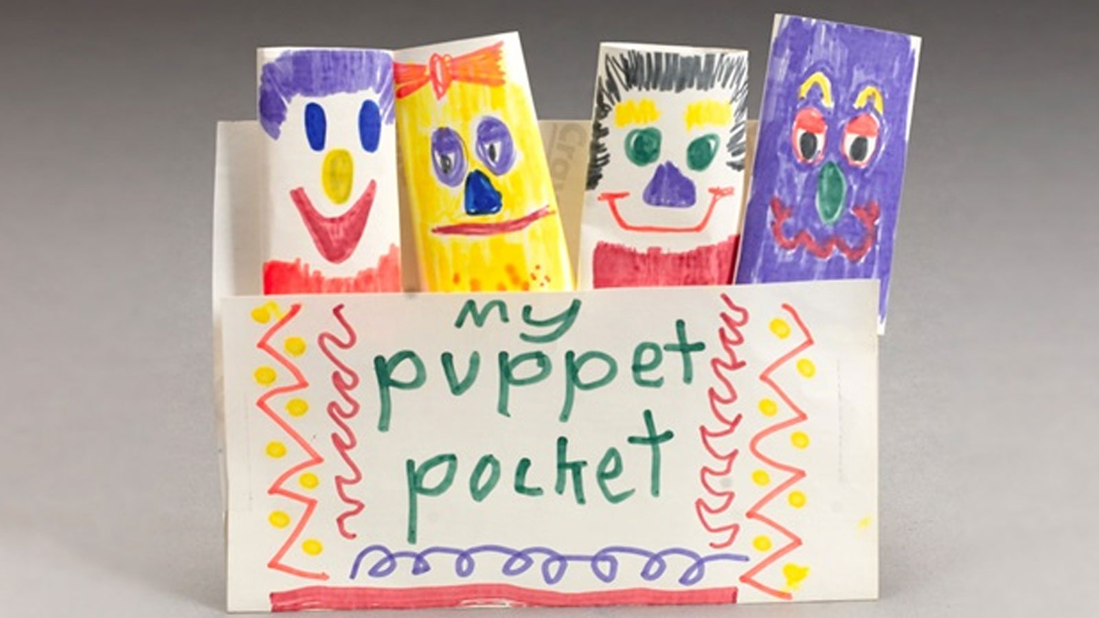 Finger Puppet Pocket CIY Poster Frame