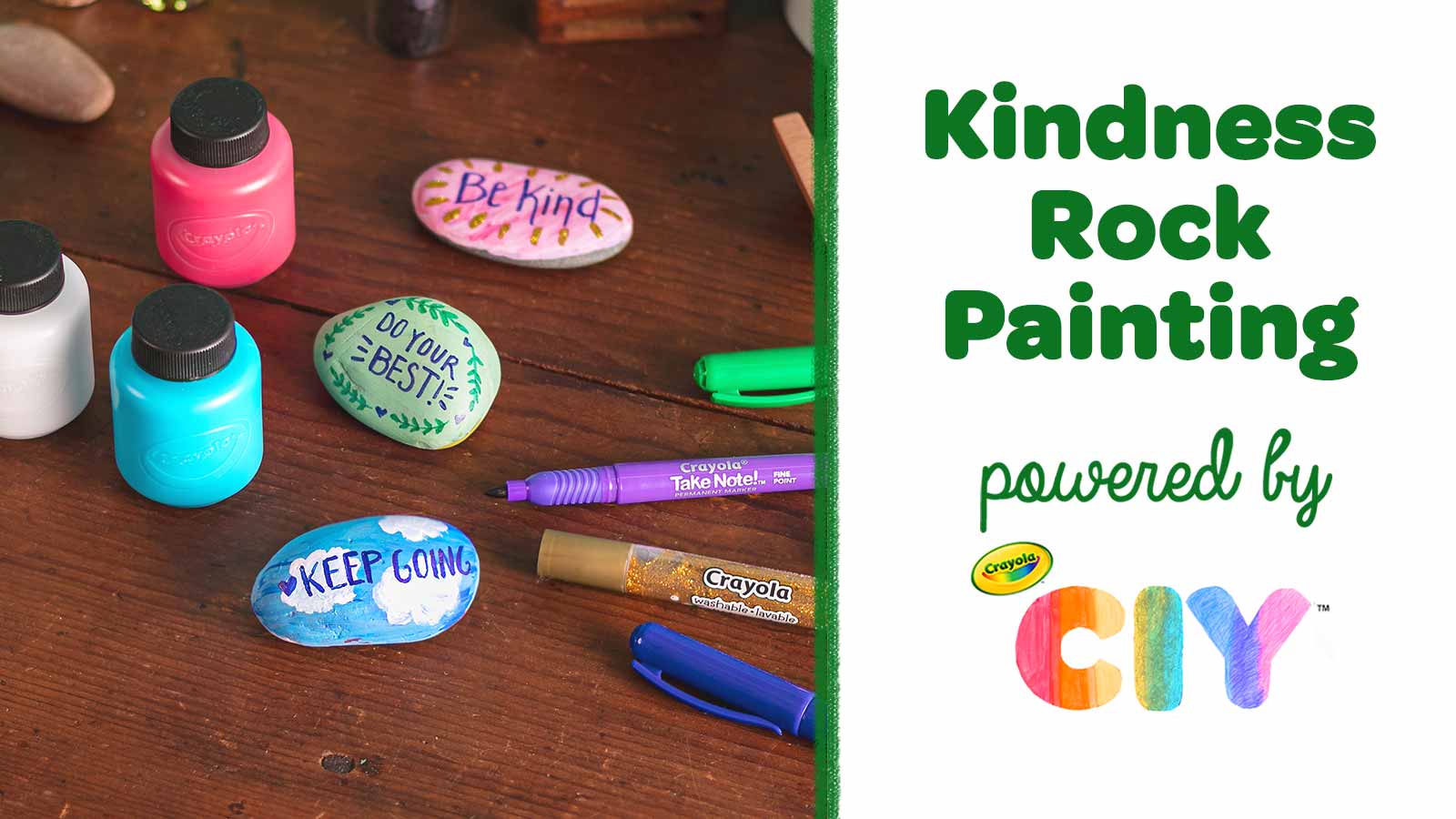 Kindness Rock Painting_Poster Frame