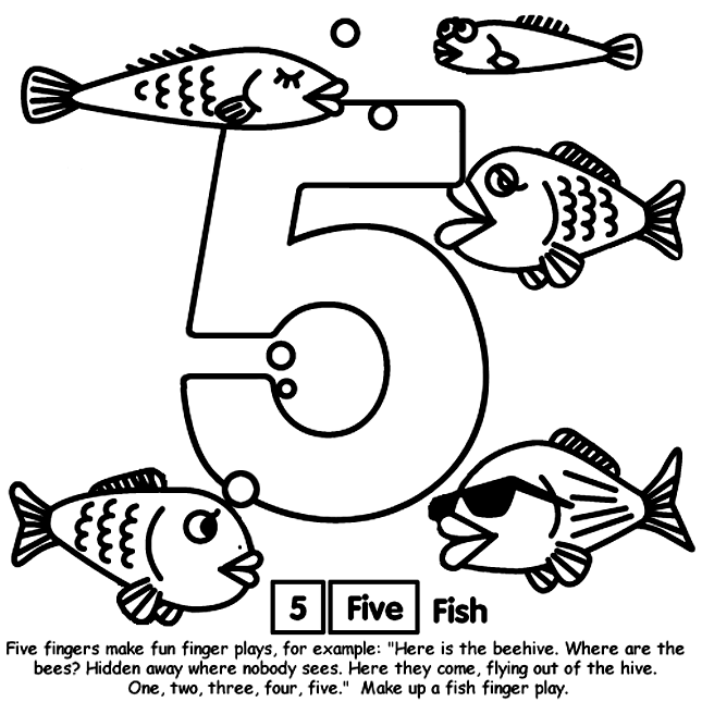 Number 5 Coloring Page Number 5 Coloring Page crayolacom
