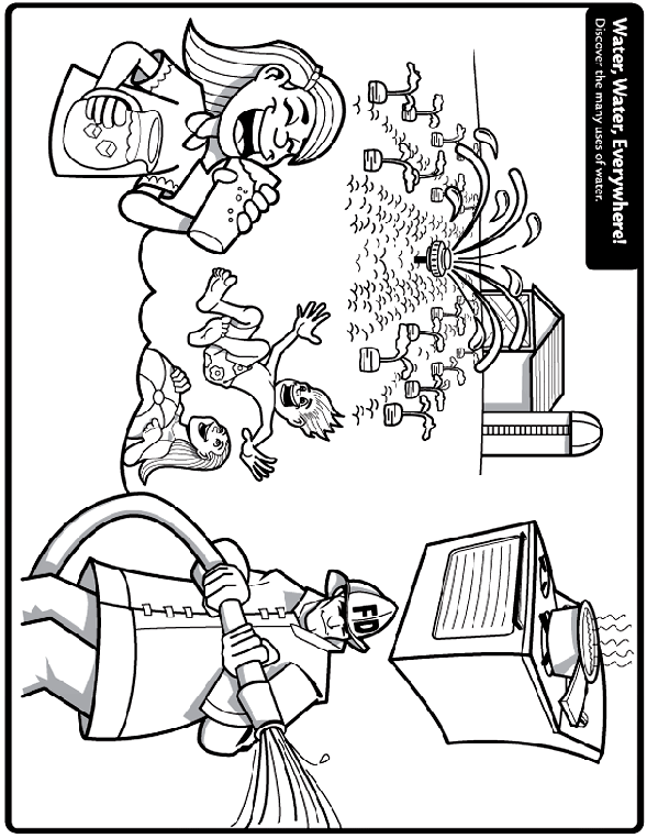 Coloring Picture Water Water Water Everywhere Coloring Page crayolacom