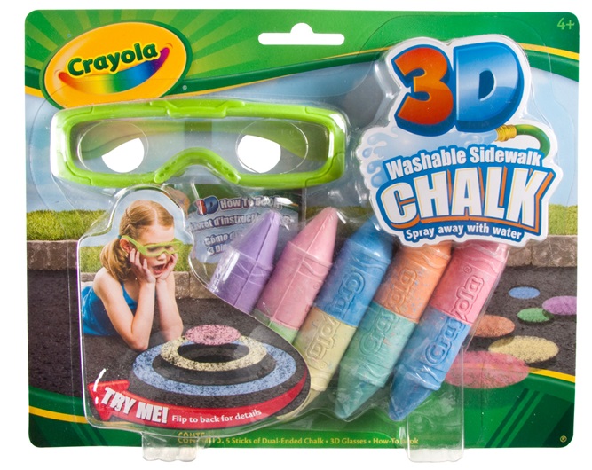 Crayola® 3-D Sidewalk Chalk