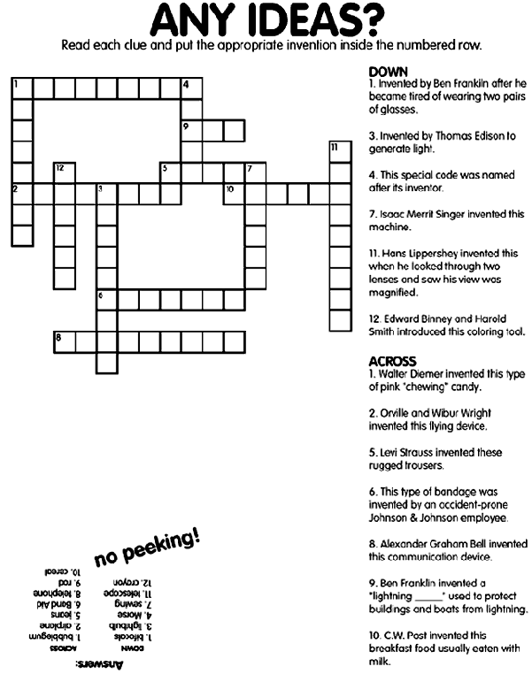 Printable Coloring Pages Crossword Puzzles | Coloring Page