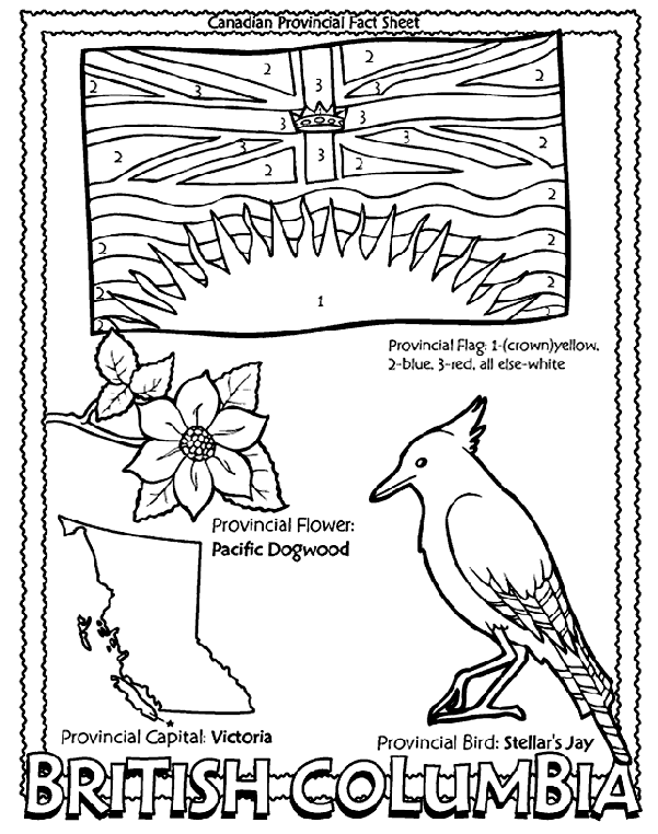canada animals coloring pages - photo #28