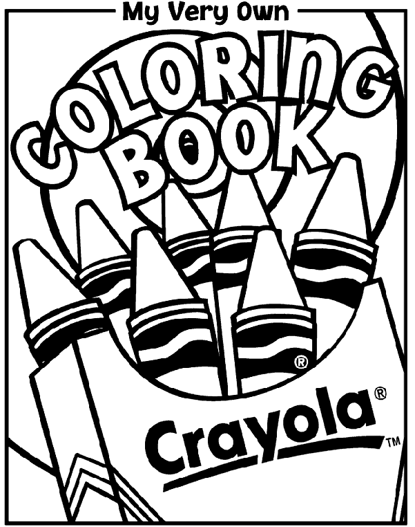 Coloring Book Cover coloring page