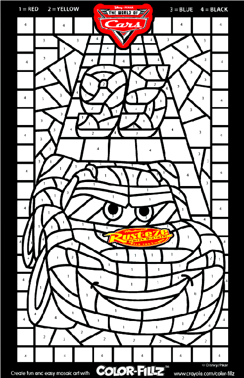 mosaic coloring page