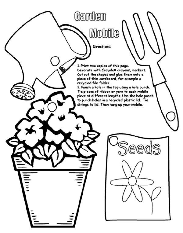 garden coloring pages to print - photo #29