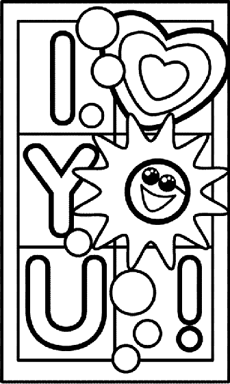 I Love You Coloring Page | crayola.com