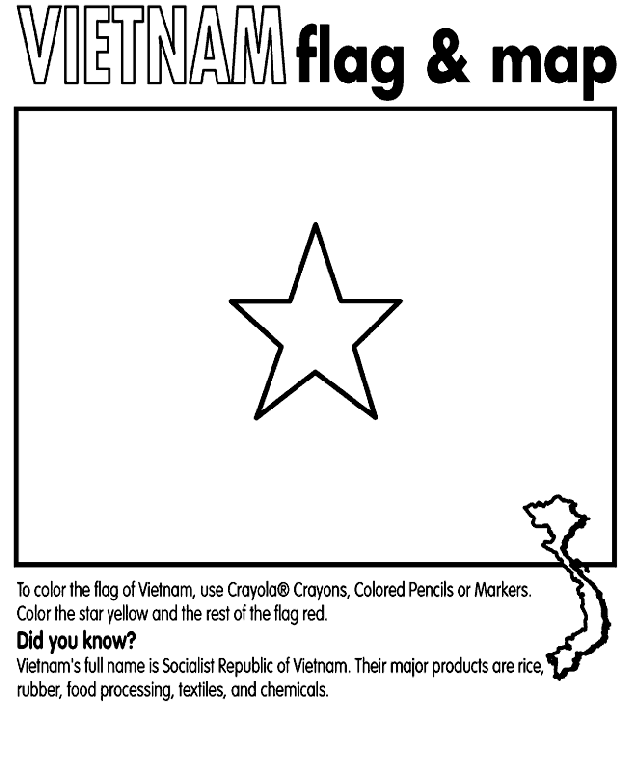 vietnam coloring pages - photo #10