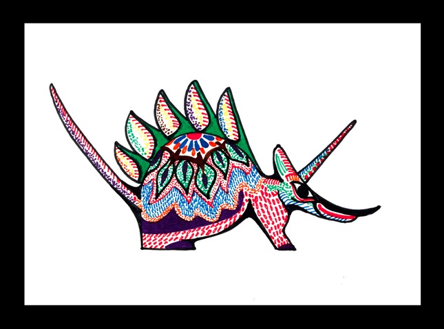  of unique Oaxacan wood carvings. Decorate an imaginary animal