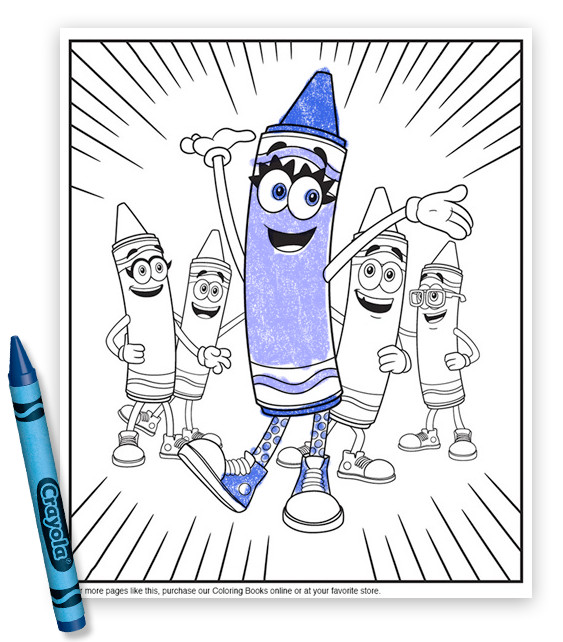 Free Bluetiful Coloring Pages 1