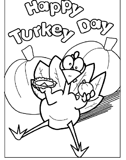 a sign that says thanksgiving coloring pages - photo #10