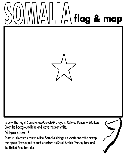 Somalia Coloring Page | crayola.com