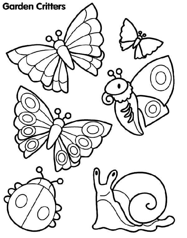 garden coloring pages for free - photo #34