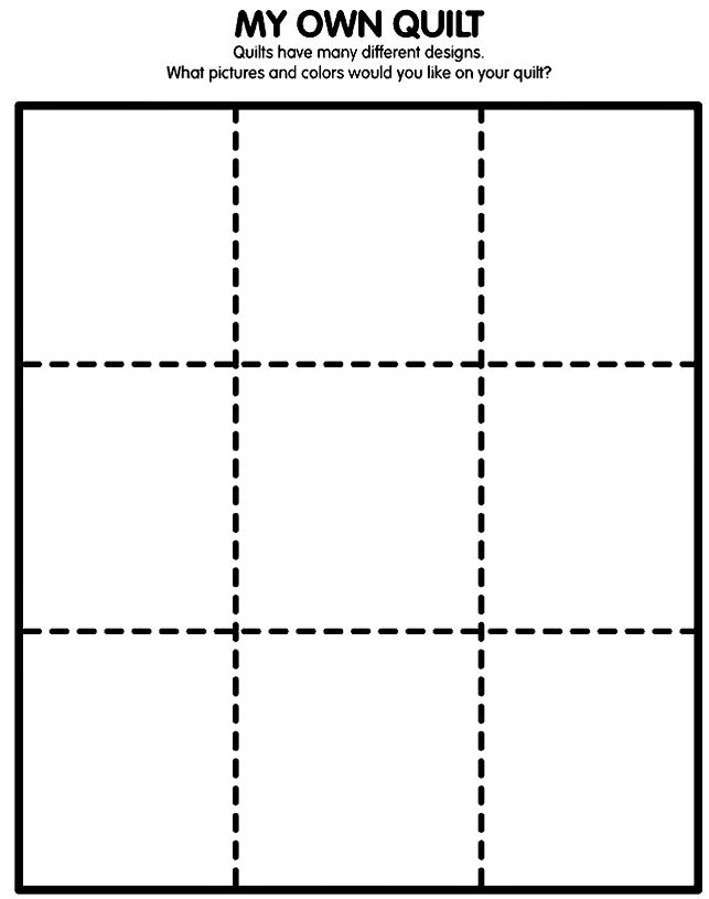 quilt patterns coloring pages - photo #48