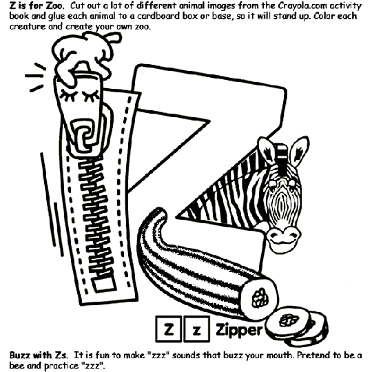 zoo animal alphabet coloring pages - photo #18