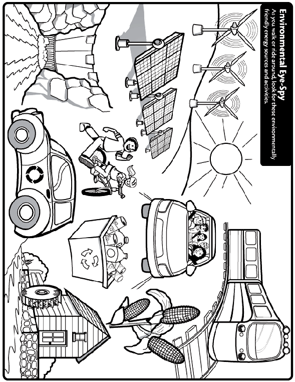 Electricity Coloring Pages Environmental EyeSpy Coloring Page crayolacom