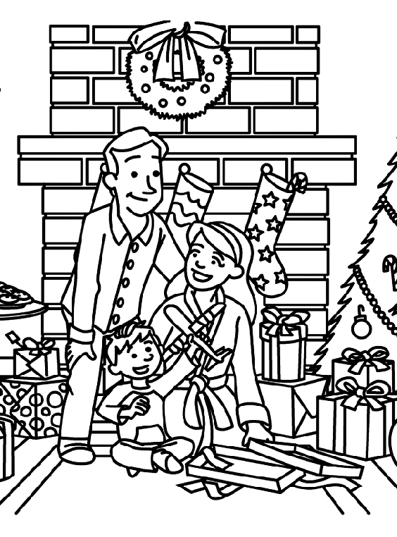 Time for Presents Coloring Page | crayola.com