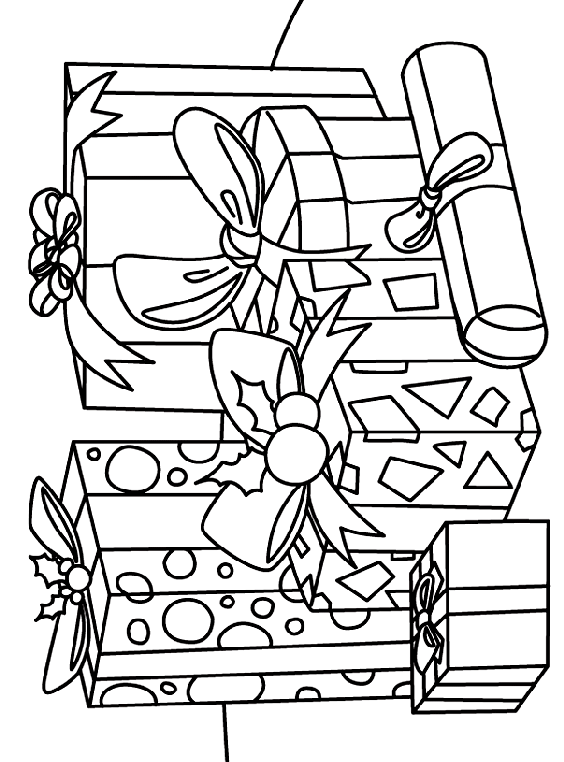 Christmas Presents Colouring Pages A Gift of Giving Coloring Page crayolacom
