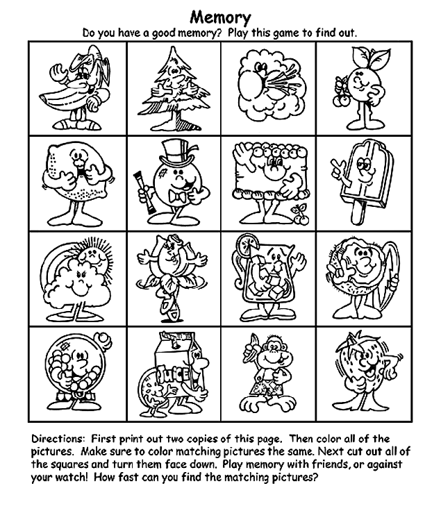 game coloring pages for kids - photo #29