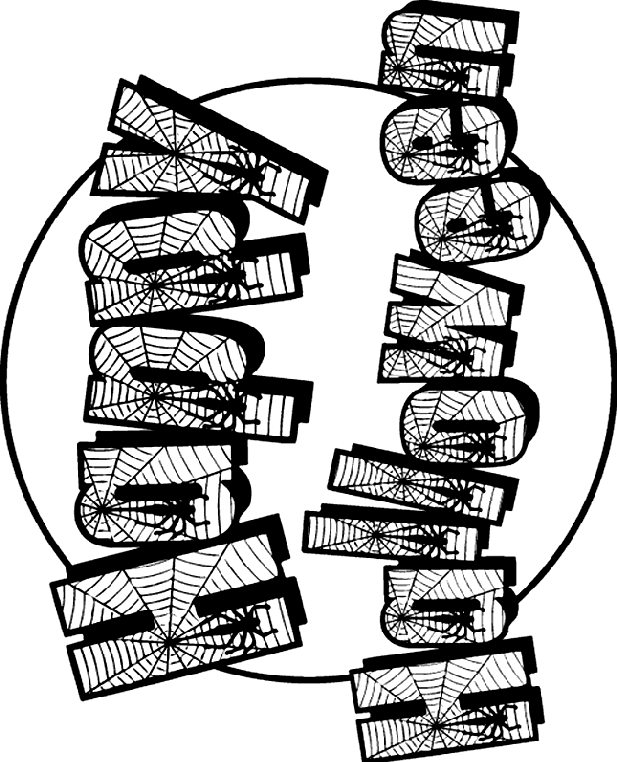 Halloween Sign of Spider Webs Coloring Page | crayola.com