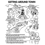 Neighborhood Map Coloring Page Neighborhood Map Coloring Page crayolacom