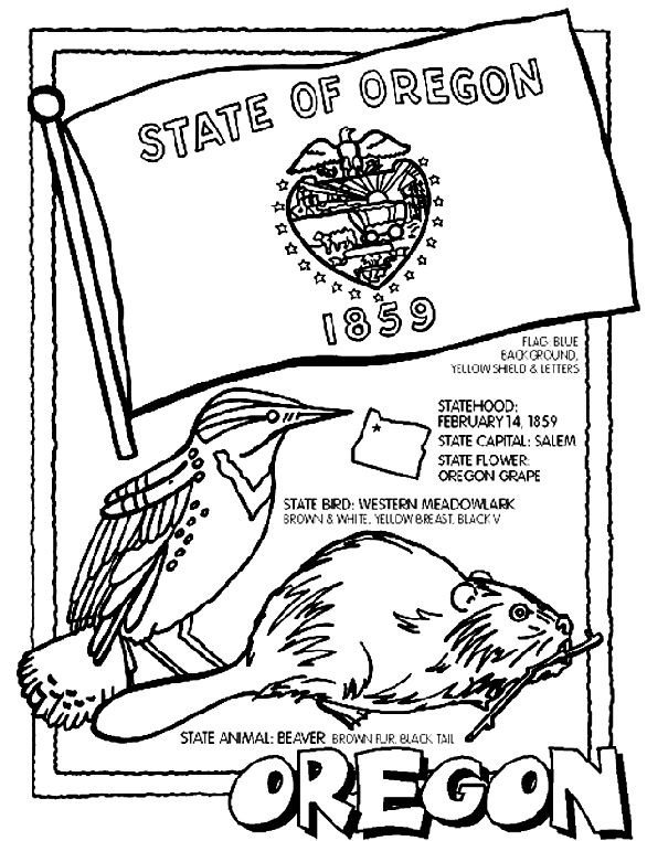 ohio state symbols coloring pages - photo #35