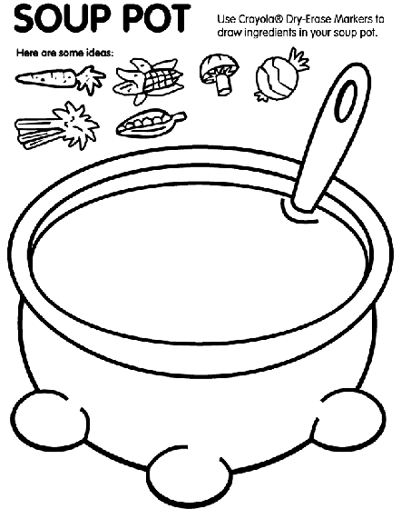 nail soup coloring pages - photo #19