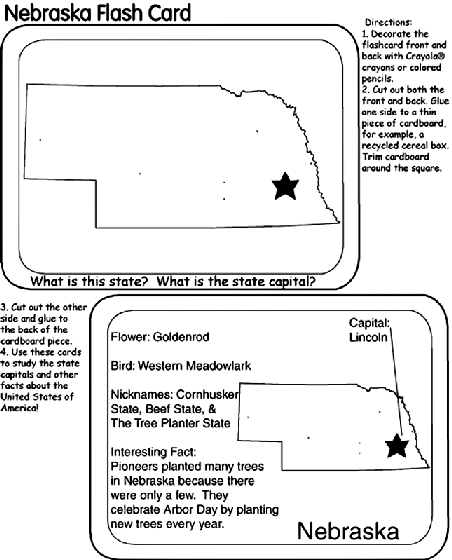 nebraska coloring pages - photo #22
