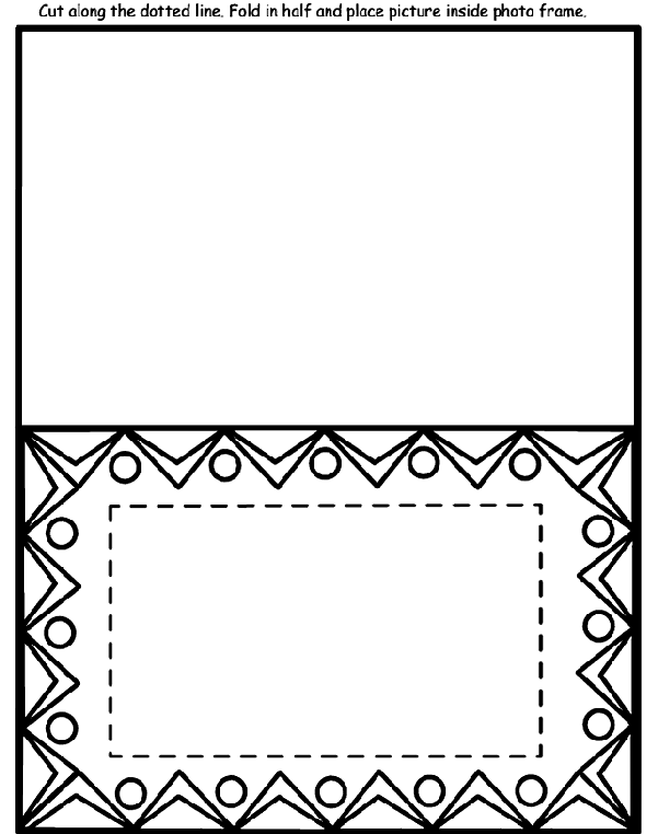Coloring Picture Frames Design Photo Frame Coloring Page crayolacom