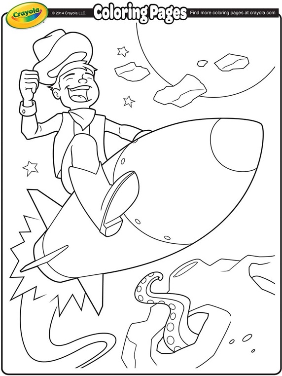 Coloring Spaceship Rocketship Ride Coloring Page crayolacom