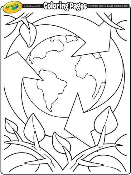 earth day 2014 coloring pages for kids - photo #21