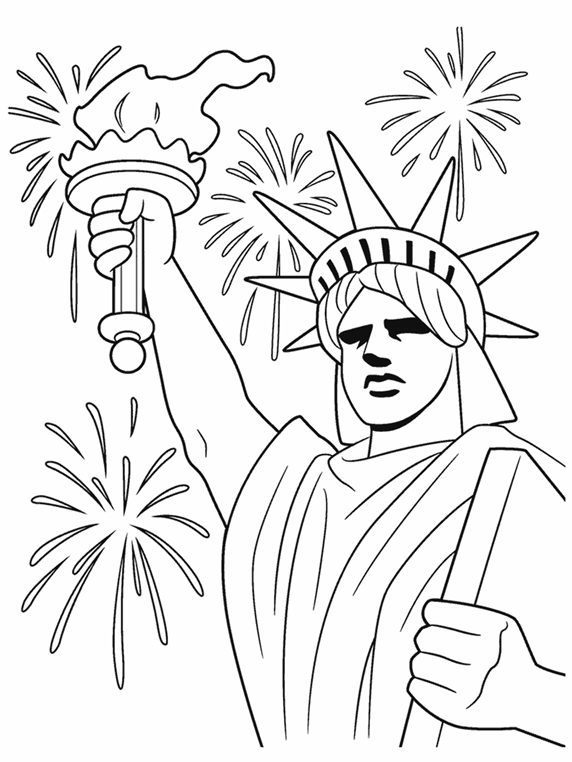 lady liberty columbia coloring pages - photo #17