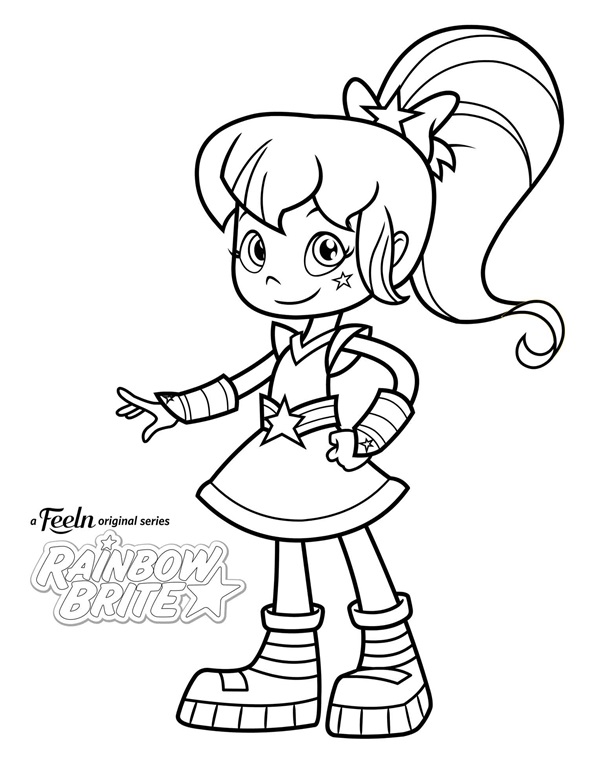 Coloring Rainbow Bright Rainbow Brite Coloring Page crayolacom