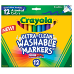 Ultra Clean Washable Markers Broad Line 12 count