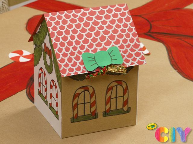 Cardstock Holiday Gift Box Step 8