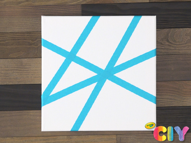 Color Block Painting, DIY Canvas Art, Crafts