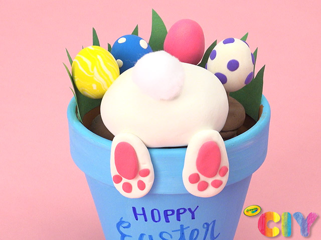 Pack of 3 Styles: Bunny, Flower, Chick Easter Party Craft Ideas Decorations Easter DIY Suncatcher Kits with Paint Pots and Paint Brush 