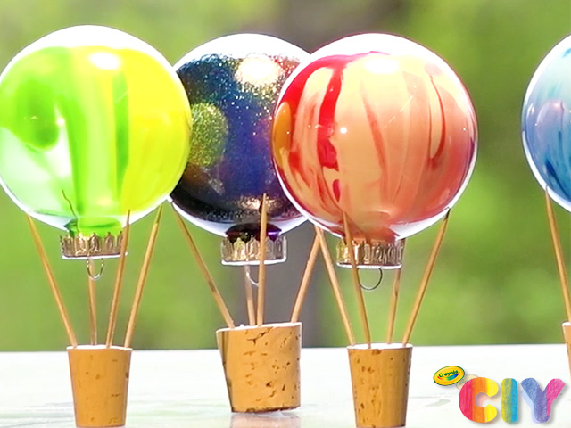 DIY Craft, Paint party DIY Hot Air balloon paint sign kit