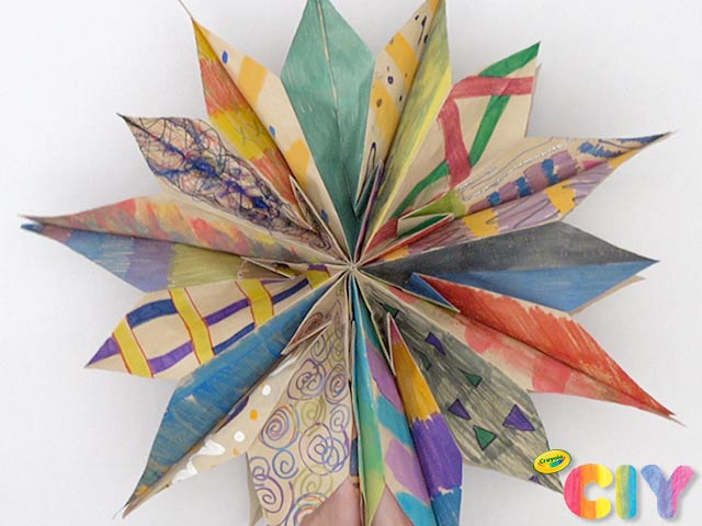 How to make DIY paper bag stars — Gathering Beauty