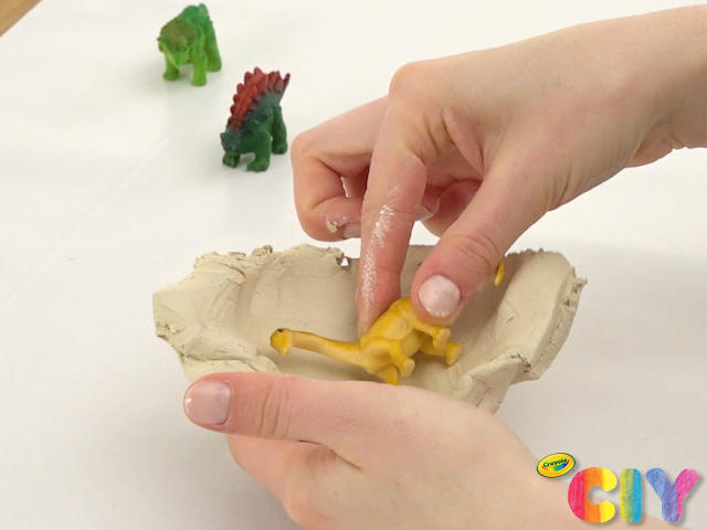 Air Dry Clay Imprints Step 2
