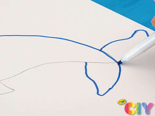 Dolphin Color-A-Pal, Art Activity Set for Kids with 1 Dolphin Stuffed · Art  Creativity