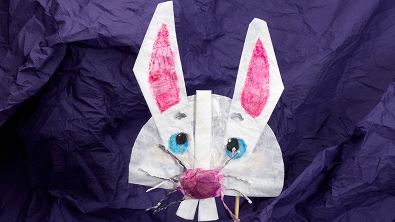 Easter Bunny Cup Craft - Mess for Less