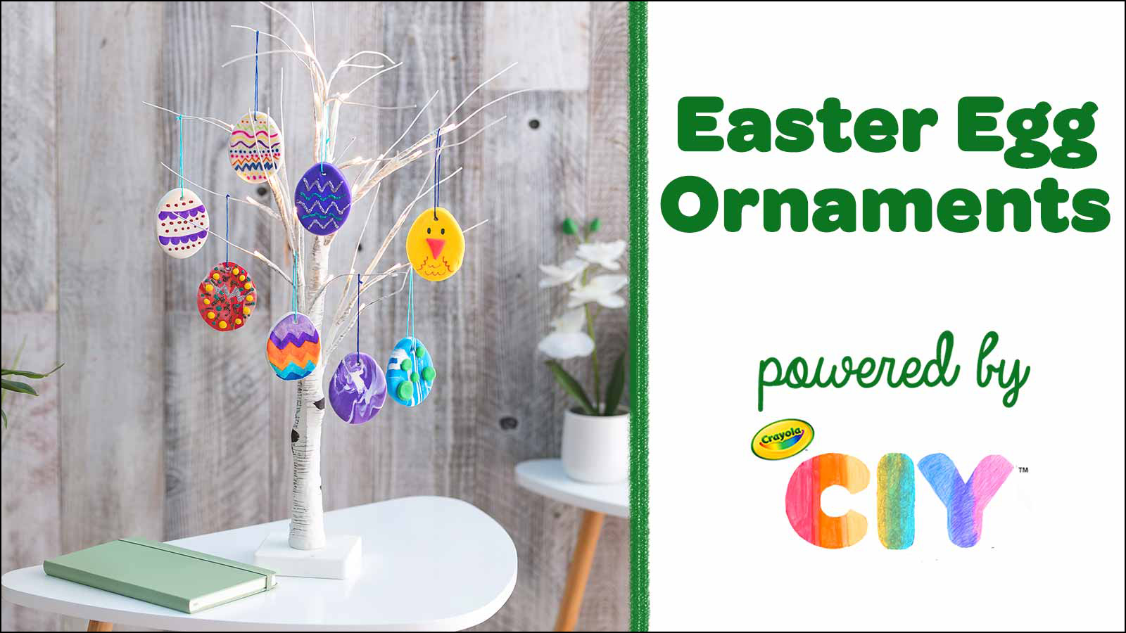 Model Magic Easter Egg Ornaments
