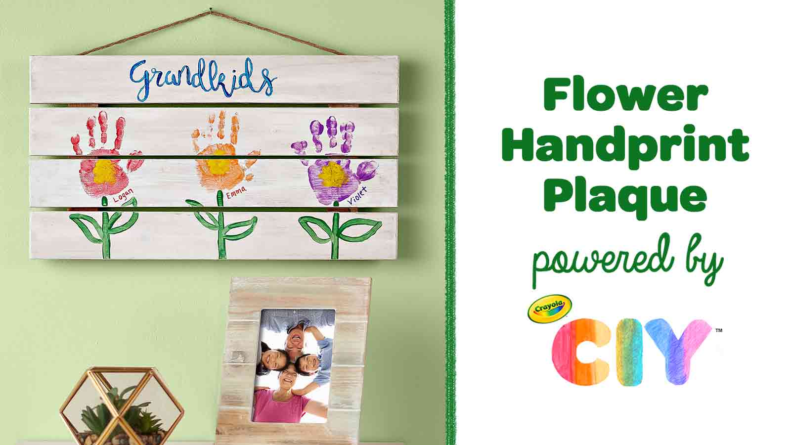 Flower-Handprint-Plaque_Poster-Frame_Template