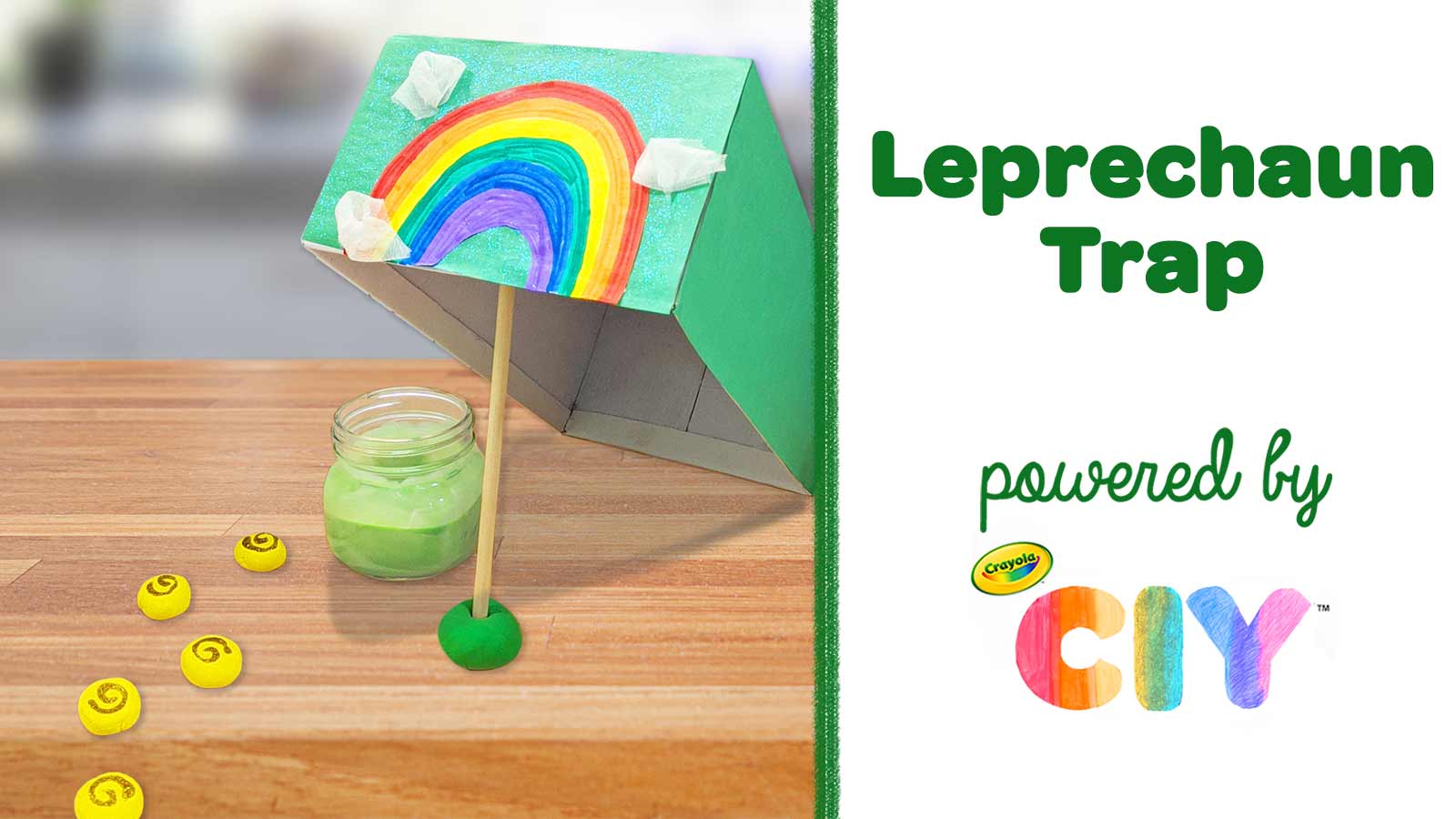 Simple DIY Leprechaun trap project for kids in under an hour!