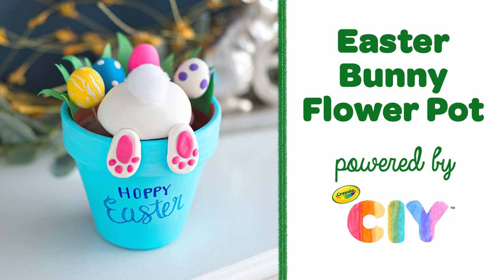 Easter Bunny Pom Pom Art Project!