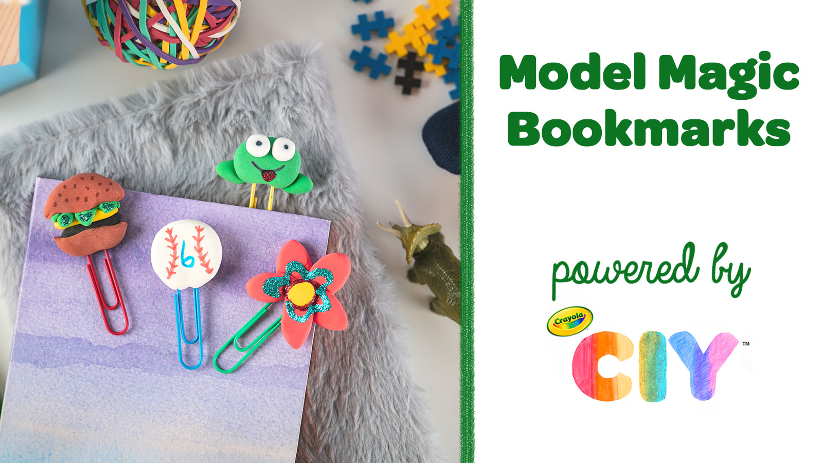 Model Magic DIY Bookmarks, Crafts, , Crayola CIY, DIY Crafts  for Kids and Adults