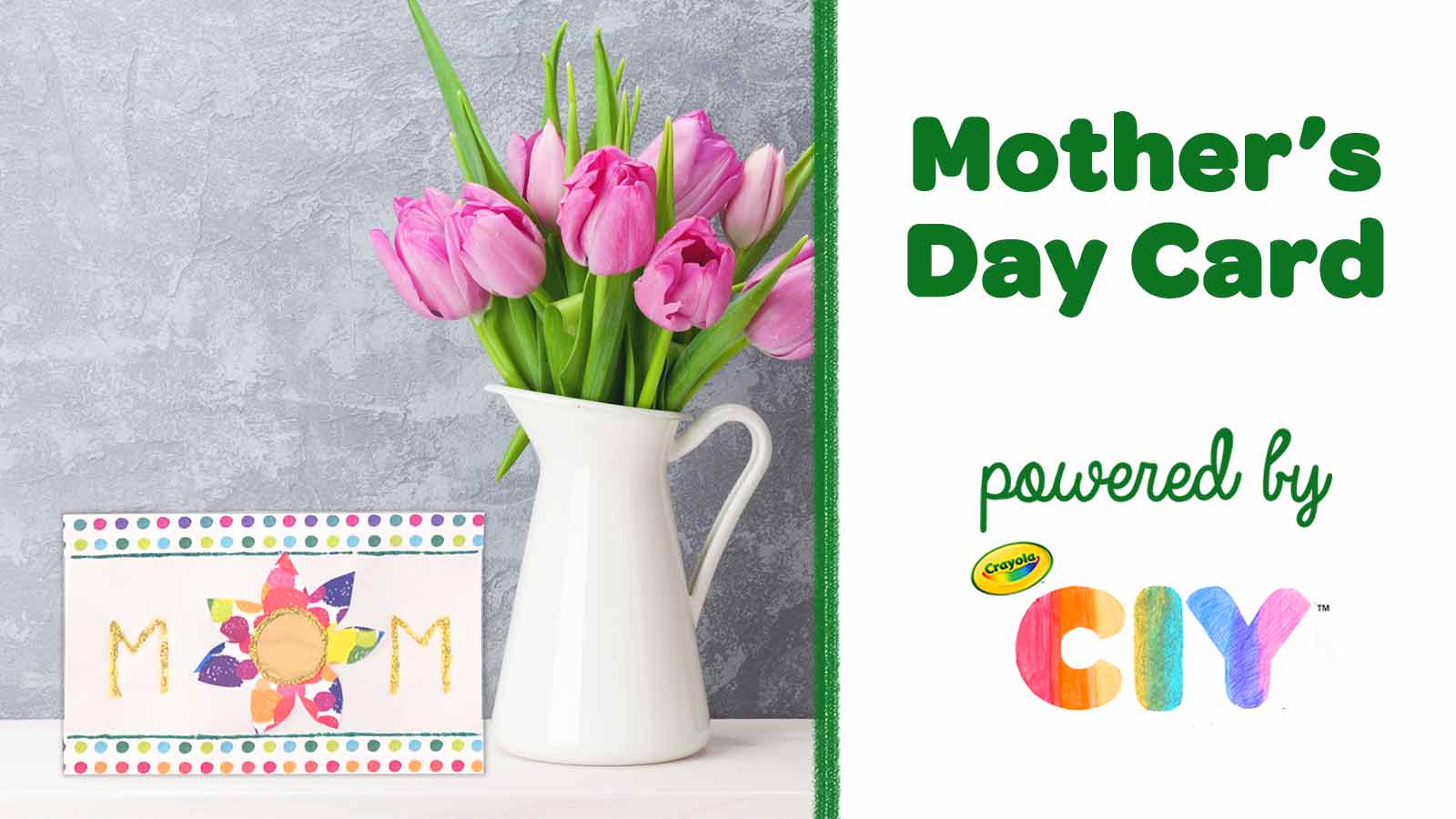 Mothers Day Card CIY Video Poster Frame