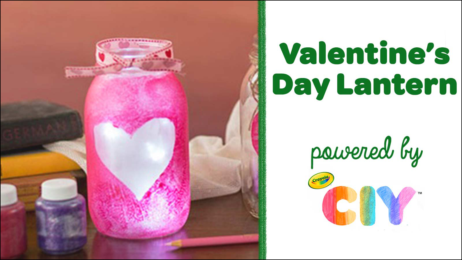 Valentines Day Lantern CIY Video Poster Frame