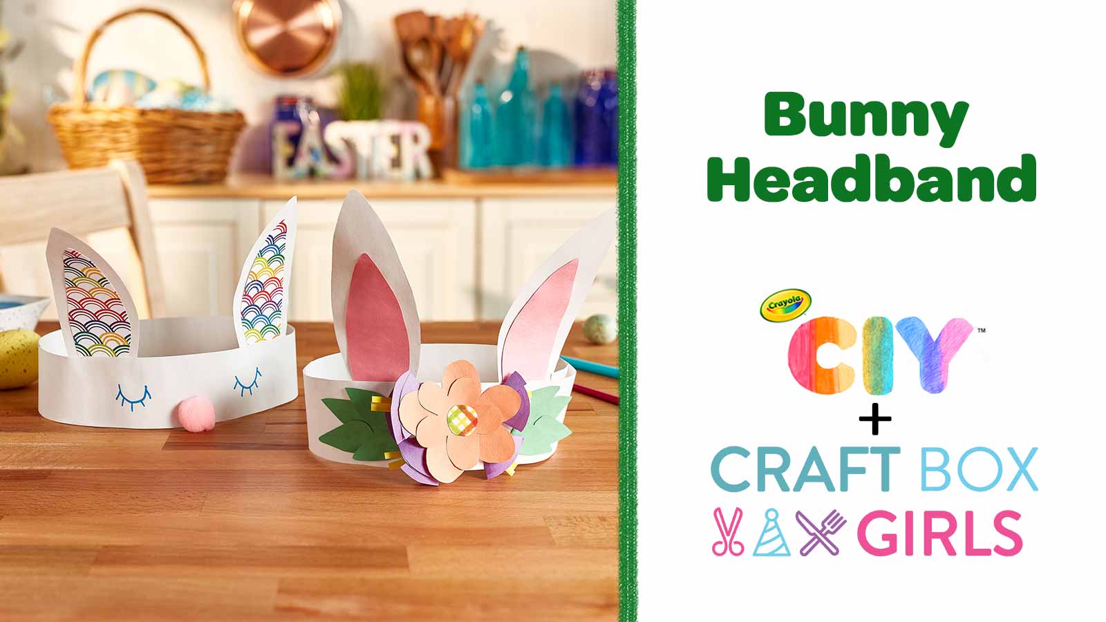 DIY Bunny Ear Headband, Crafts